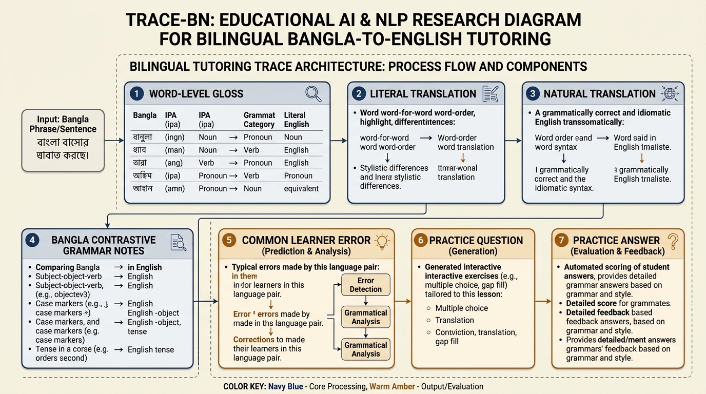 TRACE-BN: Tutoring Dialogue Reasoning for Sub-1B Edge Models